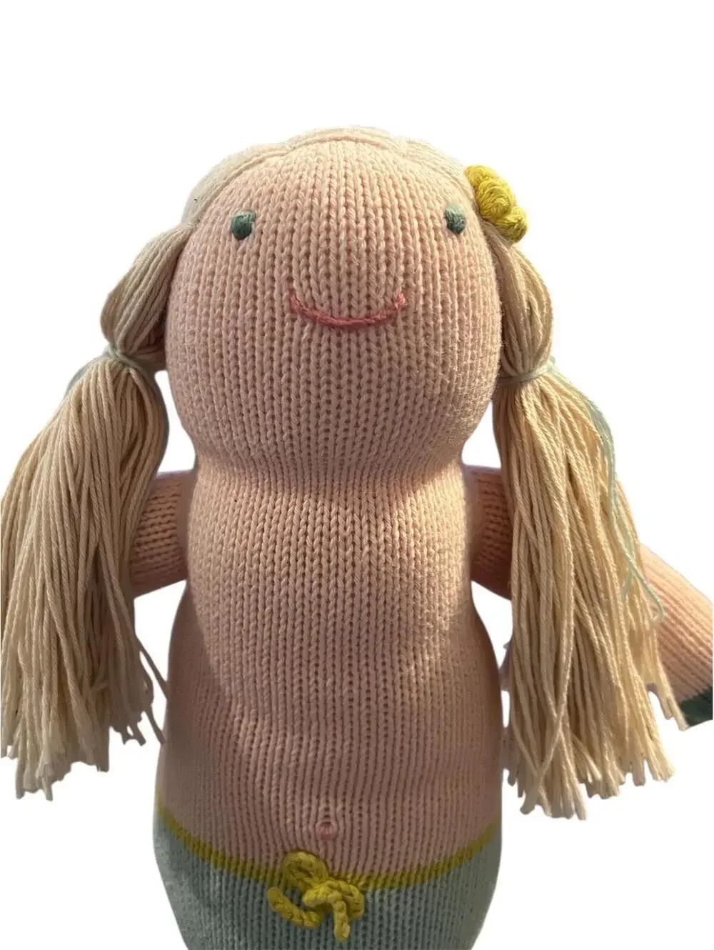 BLABLA KIDS Hand Knit Harmony Mermaid Doll |  100% Cotton | Whimsigoth Nursery